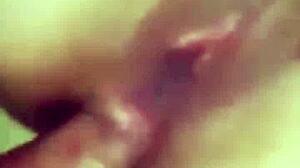 Teen gets fucked by stepdad on sofa