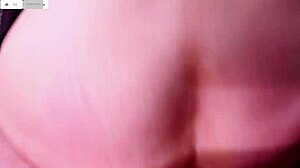 hot couple in lingerie enjoys pov doggy style session