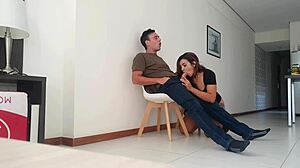 Hospital Patient Receives Oral Care Outdoors