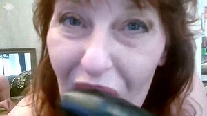 British Nigel Calls Dawnskye1962 for Redhead Retro Tit Action