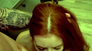 Redhead Roommate Gets RAMMED In The Kitchen During Quickie!