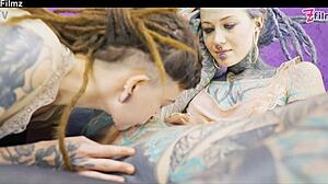 Shy Goth Punk Girl Tries Anal for the First Time with Toys