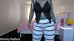 yo, check this fit milf with big tits trying on haul stuff! 😍