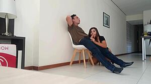 Hospital Patient Receives Oral Care Outdoors