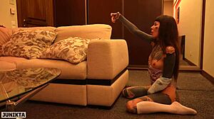 i behave badly so my stepfather punishes me in this homemade video