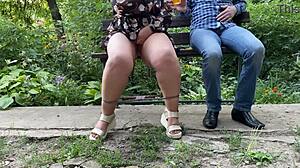 dude, tasting hot nectar from my mother-in-law’s pussy outside