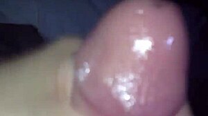 Red nail hand job leads to cum 😏