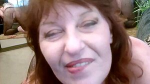 British Nigel Calls Dawnskye1962 for Redhead Retro Tit Action