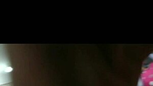 Hot teen brunette is caught on camera playing with toys