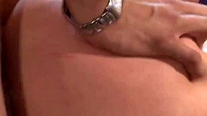 Blonde MILF Golden Gal takes it hard in stockings