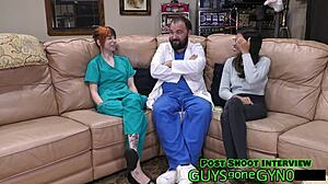 doctor tampa gets treated by female doctor and nurse in cum clinic