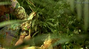 Redhead milf banging outdoors in heels! 🔥