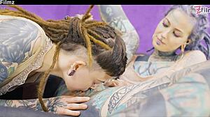 Shy Goth Punk Girl Tries Anal for the First Time with Toys