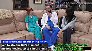 doctor tampa gets treated by female doctor and nurse in cum clinic