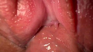 Damn, fuckin my stepsister's tight creamy pussy feels so good. Quick rough fingering leads to a wild cumshot, oops!