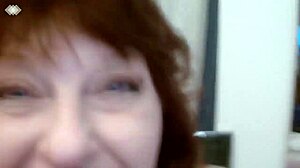 British Nigel Calls Dawnskye1962 for Redhead Retro Tit Action