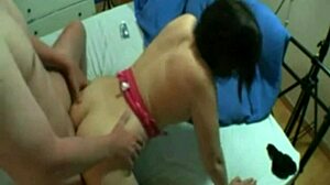 Horny fat chubby girlfriend loves getting fucked in the ass.