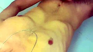 i'm flashing and masturbating hotly in the bathroom