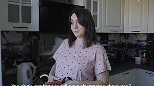 the neighbor roughly fucks the guy in garage with dirty talk 😈