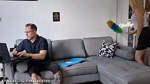 beautiful gina valentina aims to please stepbro with hardcore fun