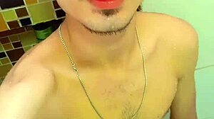 i'm flashing and masturbating hotly in the bathroom