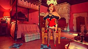 Granny Carmen’s Christmas in July dildo play ends with, uh, I needa fuck now!