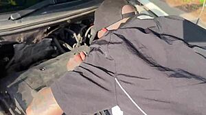 Cheating Teen Fucks Outdoor