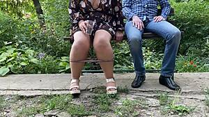 dude, tasting hot nectar from my mother-in-law’s pussy outside