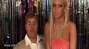 Kacey Jordan leads friends in oral and anal gangbang action