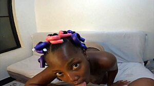 naughty soft curlers girl playing with my big tits my dick sucking lips is absolutely perfect for your cock - jhodez1