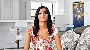 I am so stoked to have this big cock destroy my pussy for my first scene