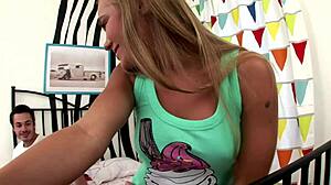 Blonde Milla slammed by monster cock in raw ass action!