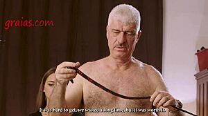 Poor Babe Whipped On Chest In Kinky BDSM Group