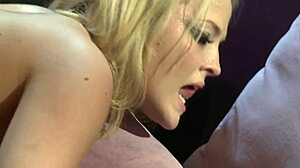 Blonde MILF Golden Gal takes it hard in stockings