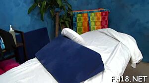 i got this amazing massage and it turned into something more, oiled up and all