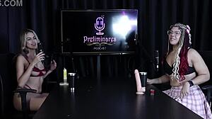 sofie lollipop trans showing her breasts and pussy in the game