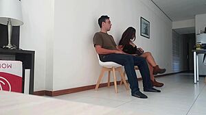 Hospital Patient Receives Oral Care Outdoors