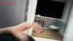 Beach night creampie with petite whore in cowgirl roleplay.