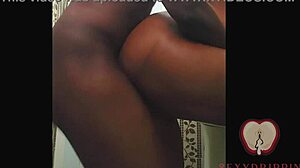 this slutty ebony gets pounded rough in doggy style, her juicy pussy soaking wet.