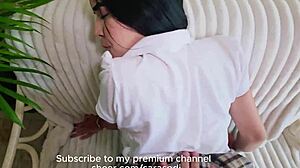 Schoolgirl Stepsister Teases in Uniform.