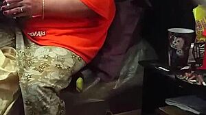 My Stepmom Pretends Not To Look At The Big Black Cock Flashing