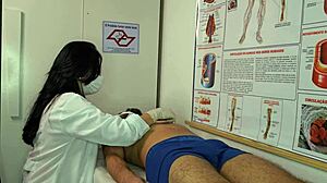 Nurse Excited By Patient's Erection In Hospital