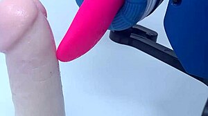 Rubjoy Using Some Fleshlights On A Stunt Cock - Even A Vibrating Tongue