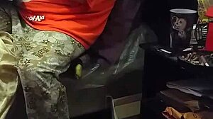 My Stepmom Pretends Not To Look At The Big Black Cock Flashing