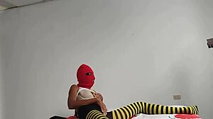 Stepmother Masturbates, Then Stepson Rubs Penis On Her Feet!