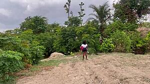 Forest fuck with big tits bbw.