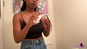 Getting steamy in the bathroom sultry jenna foxx pleasures herself