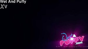 wetandpuffy cherry gets pumped hard with sex toys in close-up action.