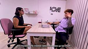 Colombian Milf Fucks Her Boss To Pay Off Her Cuckold Husband's Debt Gets Her Ass Fucked And Filled With Cum Kylei Ellish & Nick Jowels