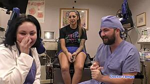 Dr Tampa Boldly Spreads Stefania Mafra's Ass In Intern Session